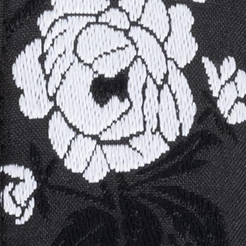 Ernie Ball Guitar Strap Black 43" Classic Strap — Vanilla Rose