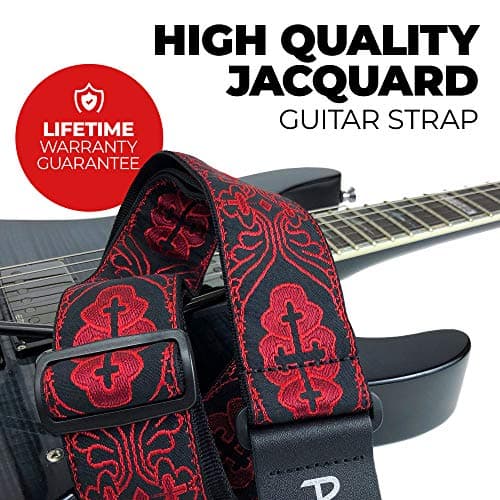 Guitar Strap - Jacquard - Adjustable - Made in Canada