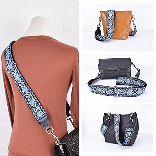 CloudMusic Handbag Crossbody Strap with Silver Clips