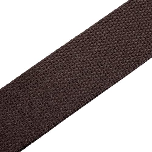 Levy's Leathers Signature Brown Cotton Guitar Strap with Tri-Glide Adjustment