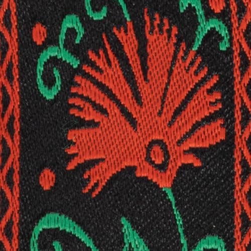 Ernie Ball Guitar Strap Black 43" Classic Strap — Western Rose