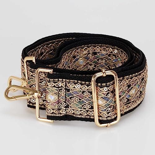 Allzedream Embroidered Lace Sequins Crossbody Handbag Strapreplacement