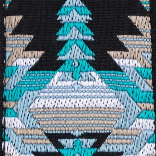 Ernie Ball Guitar Strap Black 43" Classic Strap — Albuquerque Blue