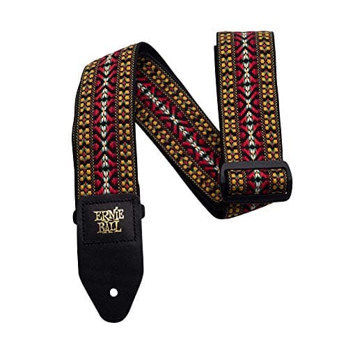 Ernie Ball Jacquard Guitar Strap - California Weave for Musicians - Stage Performances - Adjustable Width - P04092 - Professional Quality - Classic Design