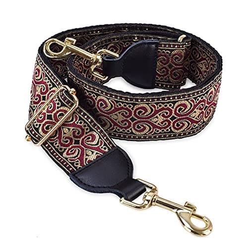 CloudMusic Handbag Shoulder Strap Replacement for Women Girls — Ethnice Red