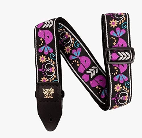 Ernie Ball Purple Bird Lupin Jacquard Guitar Strap