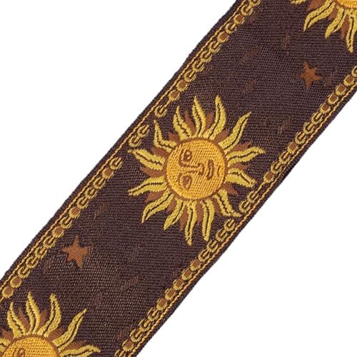 Levy's Brown MPJG Jacquard Weave Guitar Strap