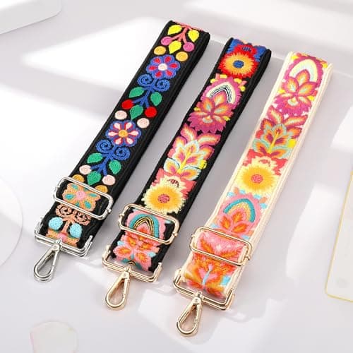 MIRIFRIGE Crochet Flower Purse Strap Shoulder Bag Replacement