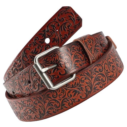 Nefelibata Royal Iris Natural Vegetable Tanned Cowhide Guitar Strap — Leather Engraving-reddish Brown