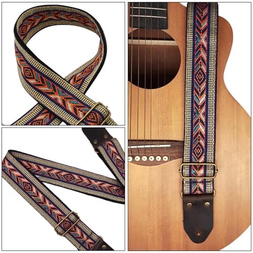 Comfortable Guitar Straps with Crazy Horse Leather Ends and Strap Button for Electric and Acoustic Guitars
| Premium Crazy Horse Leather Ends Guitar Straps with Button for Electric & Acoustic Bass
| Comfortable and Durable Crazy Horse Leather Ends G