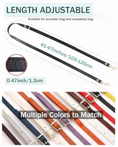 Leather Handbag Straps for Crossbody Replacement