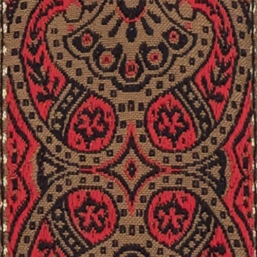 Ernie Ball Guitar Strap Black 43" Classic Strap — Crimson Paisley