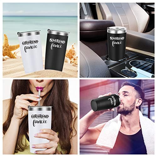 Engagement Gifts for Couples: Travel Tumbler Set