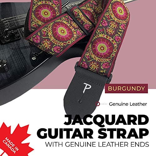 P Perri's Leathers Ltd. Jacquard Collection Guitar Strap