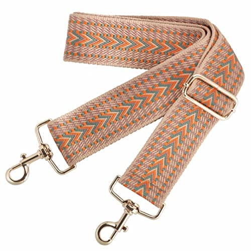Nefelibata Adjustable 2 Purse Strap - Multi-Pattern Crossbody Replacement — New Khaki