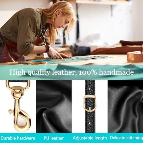 Audingull Handbag Purse Strap Replacement Adjustable Leather Crossbody
