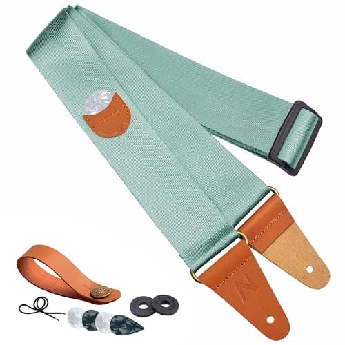 Vintage Nefelibata Guitar Strap for Bass, Electric & Acoustic Guitar with Accessories