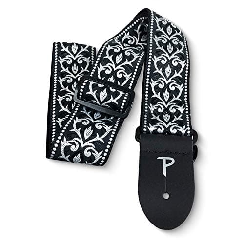 Perri's Leathers Ltd. Adjustable Leather Guitar Straps — Tribal