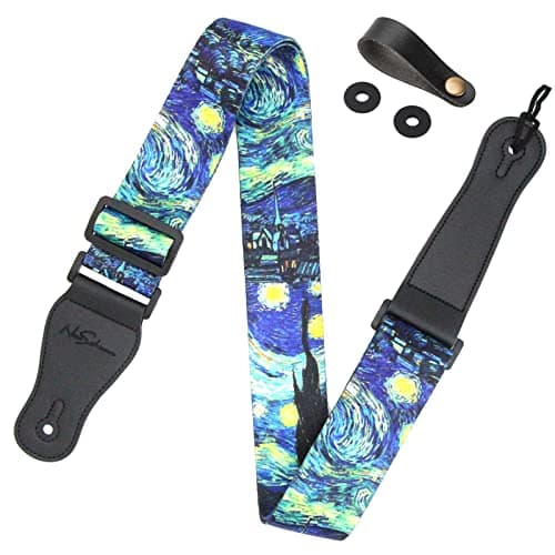 Bass & Guitar Strap with Pick Pocket & 2 Locks