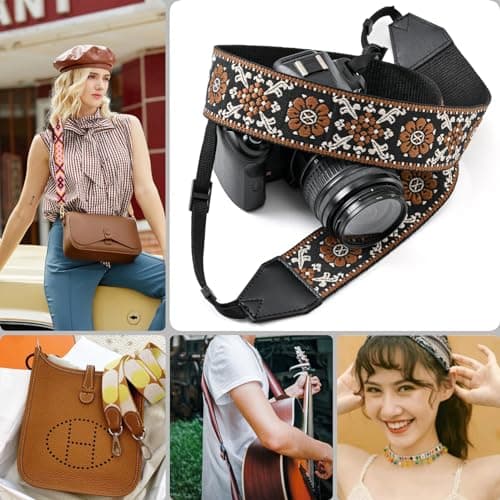 High Density Jacquard Embroidered Heavy Cotton Webbing Strap 1.5-2 Inches for Bags