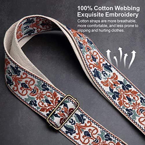 Cool Woven Guitar Strap for Kids and Guitarists
