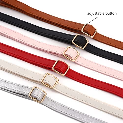 Xiazw Adjustable Soft PU Leather Shoulder Crossbody Purse Bag Strap Replacement