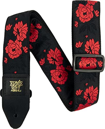 Ernie Ball Tango Rose Jacquard Guitar Strap