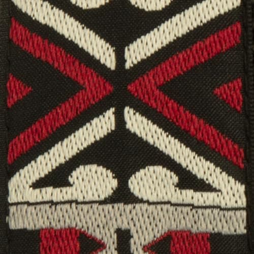 Ernie Ball Guitar Strap Black 43" Classic Strap — Primal Red