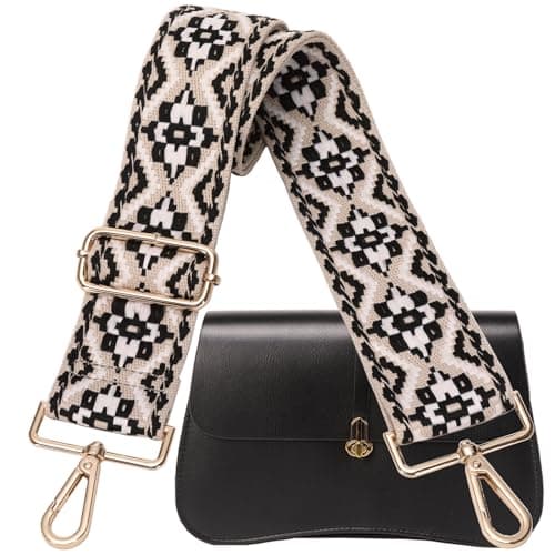 GINJKGO Purse Straps Replacement Crossbody Wide Adjustable Shoulder Strap