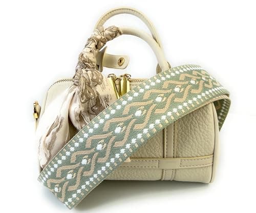 VersaKits Light Green Ethnic Jacquard Crossbody with Adjustable Shoulder Strap
