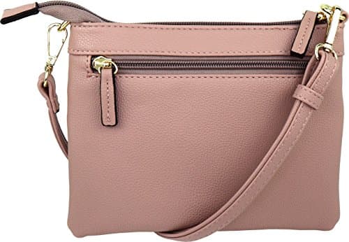 B Bretnano Vegan Mini Crossbody Purse with Tassel Accents