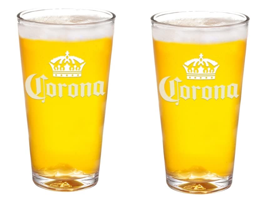 Mexico Beer Pint Glass Set - 4 Pack