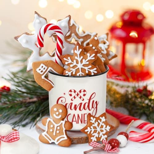 Nefelibata Christmas Candy Bowl and Tiered Tray Decor Set for Home Centerpiece