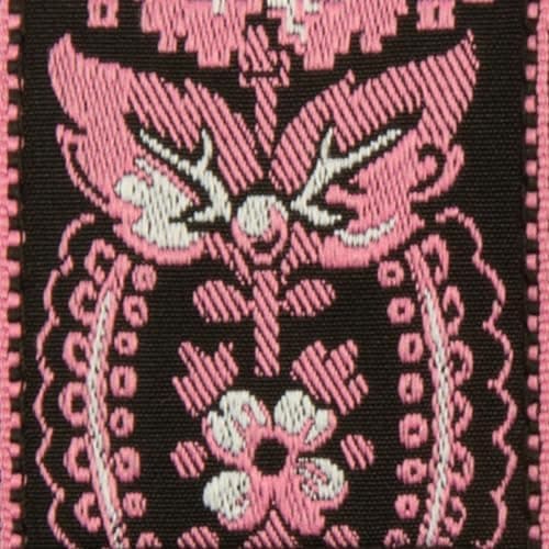 Black and White Checkered Guitar Strap for Ernie Ball - P04149 — Pink Orleans