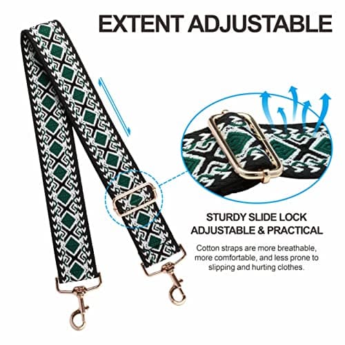 Wide Shoulder Strap, Adjustable Replacement for Unisex Handbag and Bags