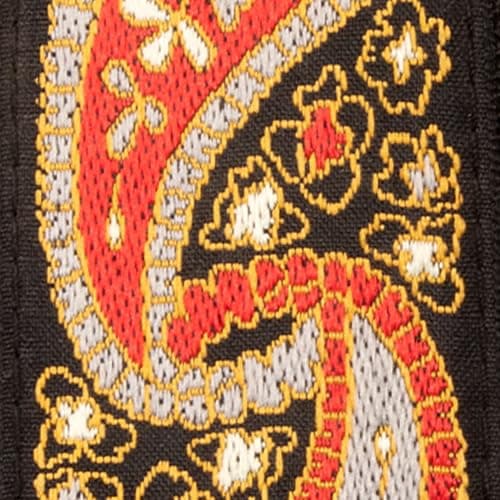 Ernie Ball Guitar Strap Black 43" Classic Strap — Midnight Paisley