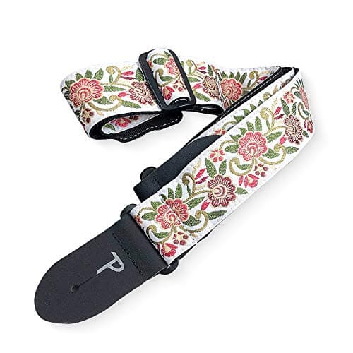 Adjustable Jacquard Guitar Strap for Acoustic/Bass/Electric Guitars - Made in Canada