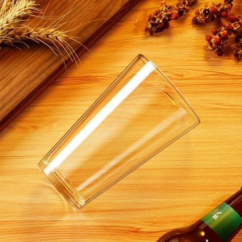 16 oz Beer Glasses Set of 2 for Men