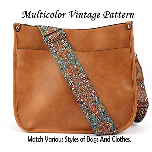 OllarKt 2" Wide Adjustable Leather Bag Strap