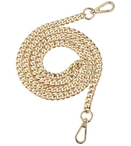UTreers Crossbody Bag with 47.2" Chain Strap — A2 Gold 47.2"