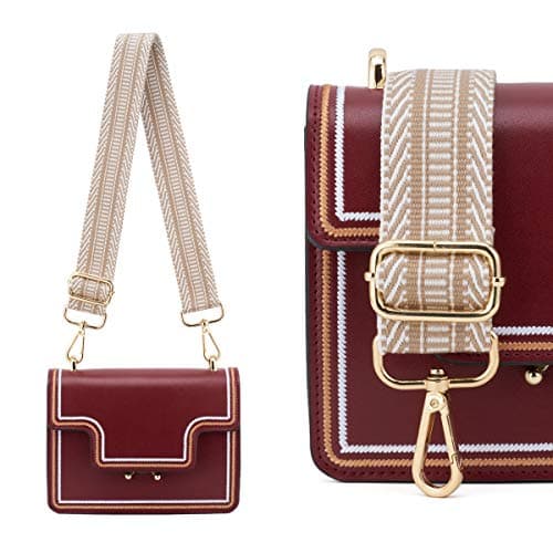 ZOOEASS Wide Shoulder Strap Adjustable Replacement Crossbody Handbag Canvas Bag