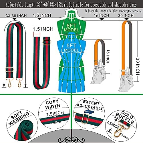 Adjustable Crossbody Purse Strap for Kolti Handbags