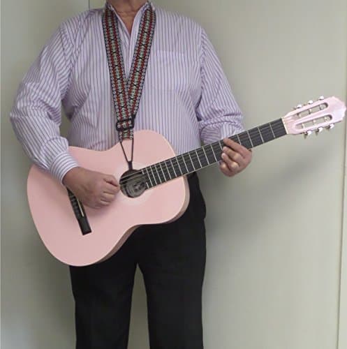 Burgundy Sunrise Performance Plus Classical Guitar/Ukulele Strap - GS5-RY