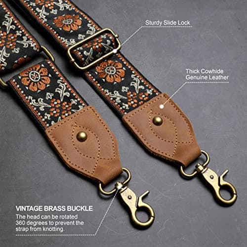 Nefelibata Purse Strap: Adjustable Leather Shoulder Replacement