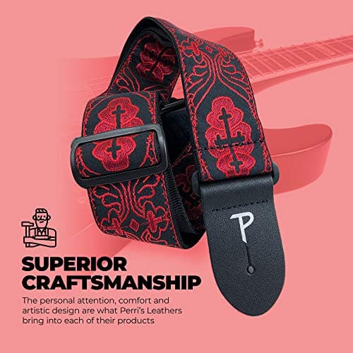 Guitar Strap - Jacquard - Adjustable - Made in Canada