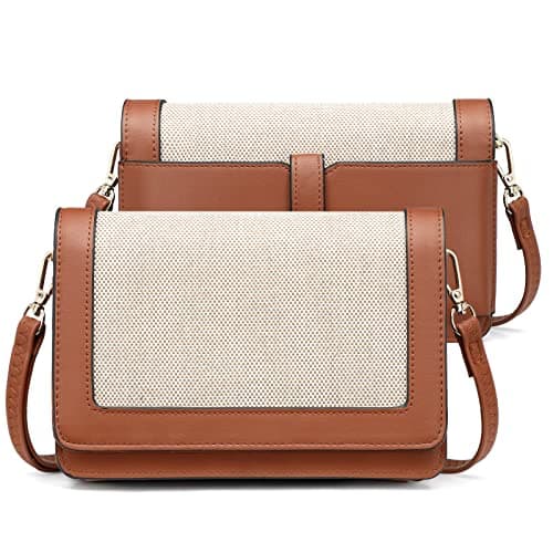BROMEN Women's Crossbody Bag: Small Cell Phone Wristlet Wallet Clutch