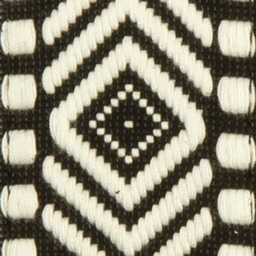 Ernie Ball Guitar Strap Black 43" Classic Strap — White Savannah