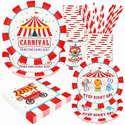 Camping Theme Party Supplies Set for 24 Guests — Carnival
