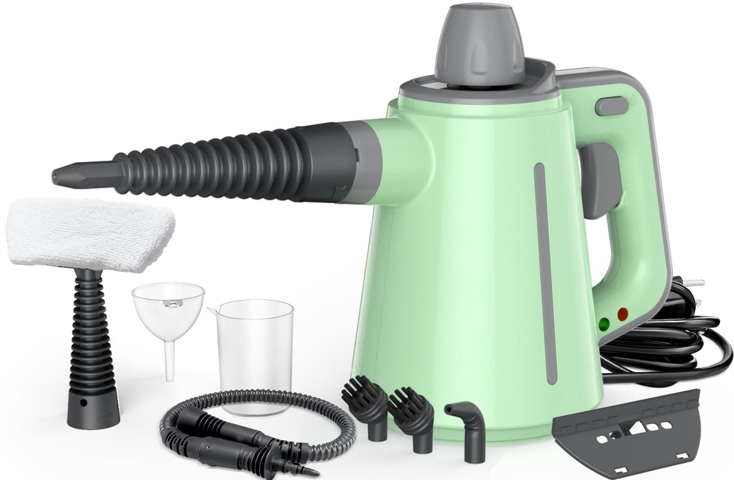 Handheld Steam Cleaner for Home Use with 10pcs Tools and Safety Lock