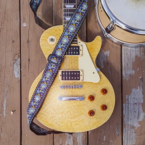 KLIQ Vintage Woven Guitar Strap for Acoustic & Electric Guitars